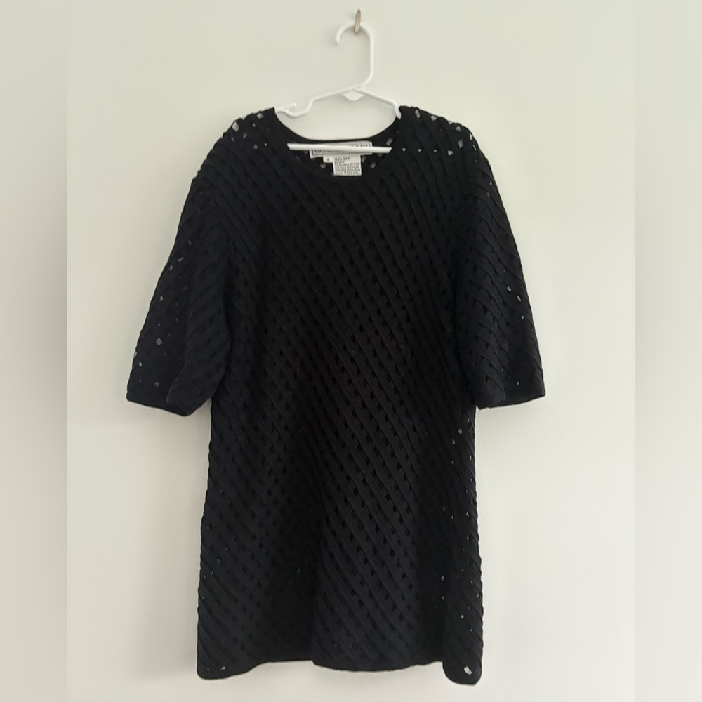 Carlisle Sport Black Silk Knit Top